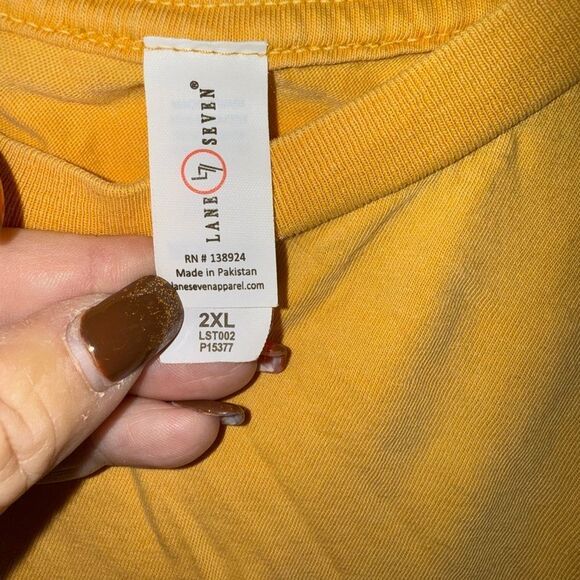 LANE SEVEN BRAND WOMENS PUMPKIN T SHIRT - Picture 4 of 4